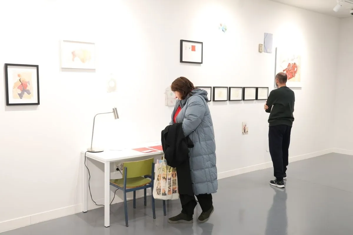 Exposición 'El desván' en la Salaseis de la Facultad de Bellas Artes de la Universidad de Salamanca. Foto de David Sañudo