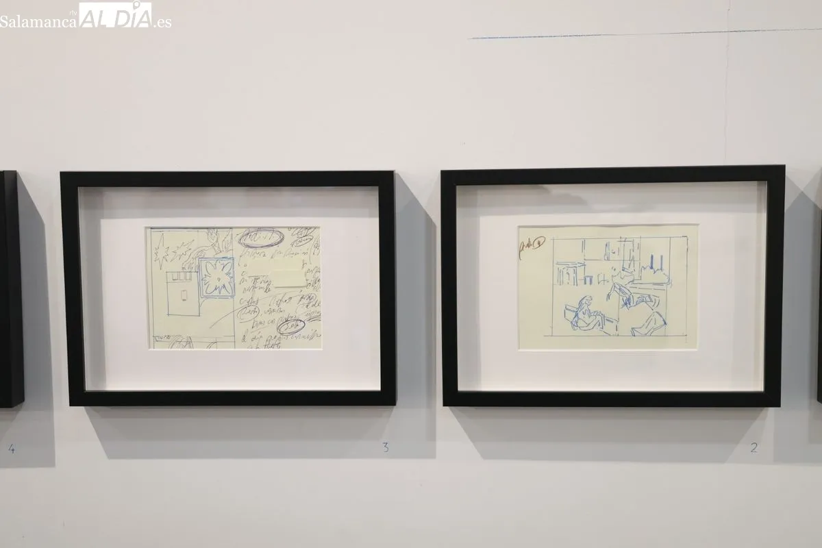 Exposición 'El desván' en la Salaseis de la Facultad de Bellas Artes de la Universidad de Salamanca. Foto de David Sañudo
