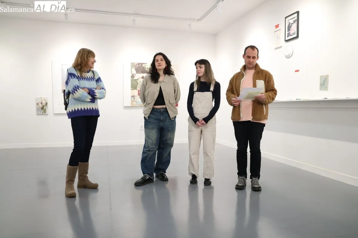 Exposición 'El desván' en la Salaseis de la Facultad de Bellas Artes de la Universidad de Salamanca. Foto de David Sañudo