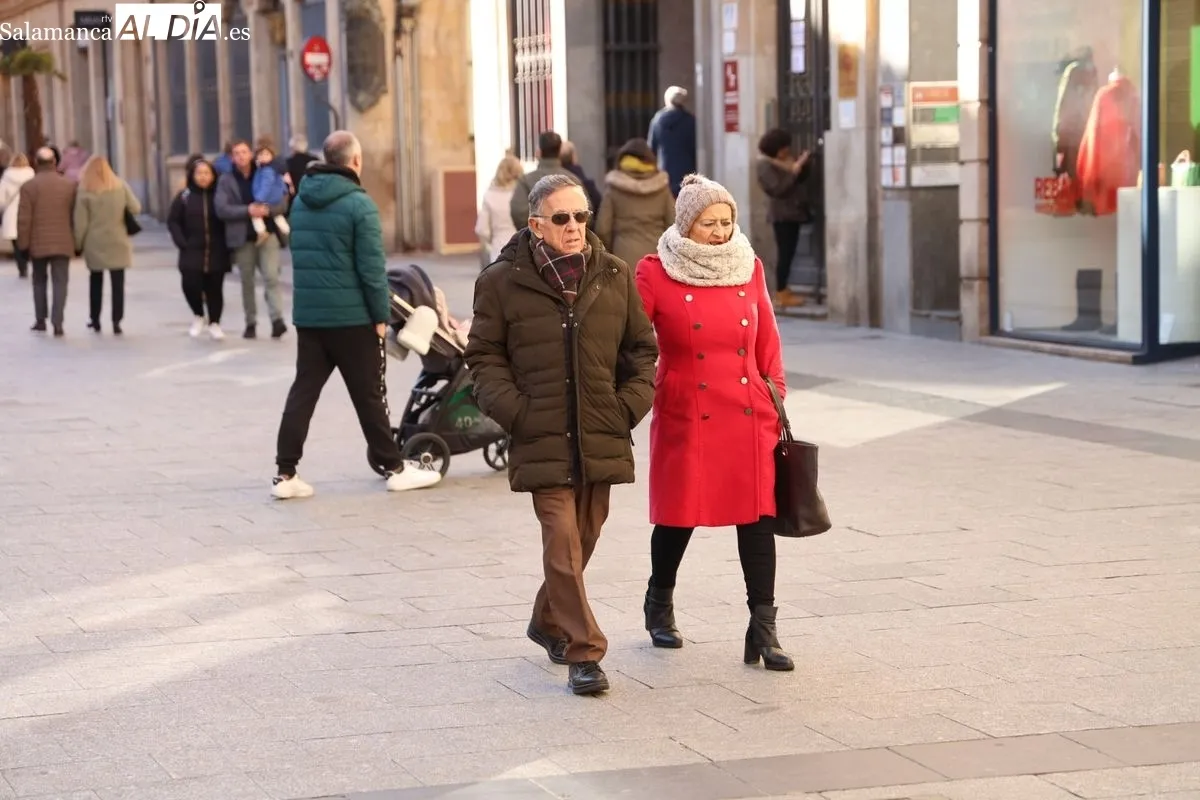 Ambiente en el centro de la ciudad en la mañana de este domingo, 19 de enero. Fotos: David Sañudo