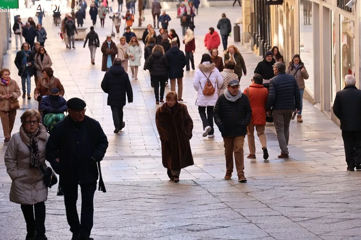 Ambiente en el centro de la ciudad en la mañana de este domingo, 19 de enero. Fotos: David Sañudo