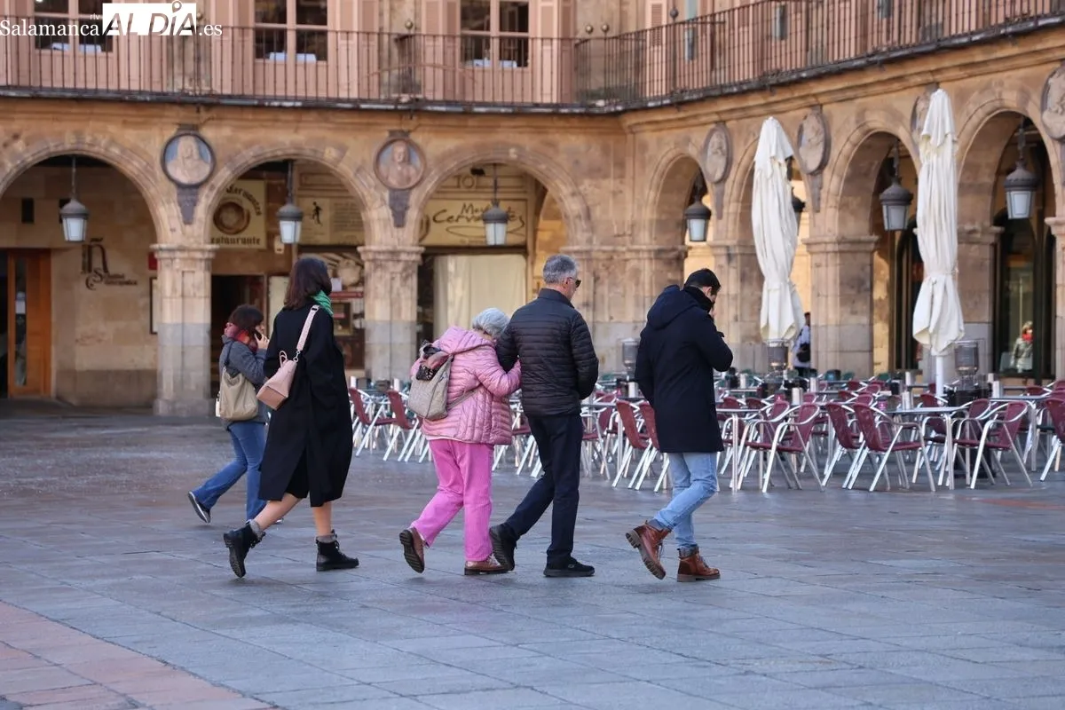 Ambiente en el centro de la ciudad en la mañana de este domingo, 19 de enero. Fotos: David Sañudo