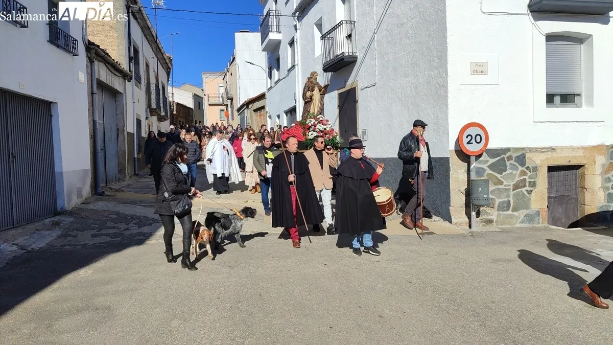Celebración de San Antón en Saucelle / CORRAL