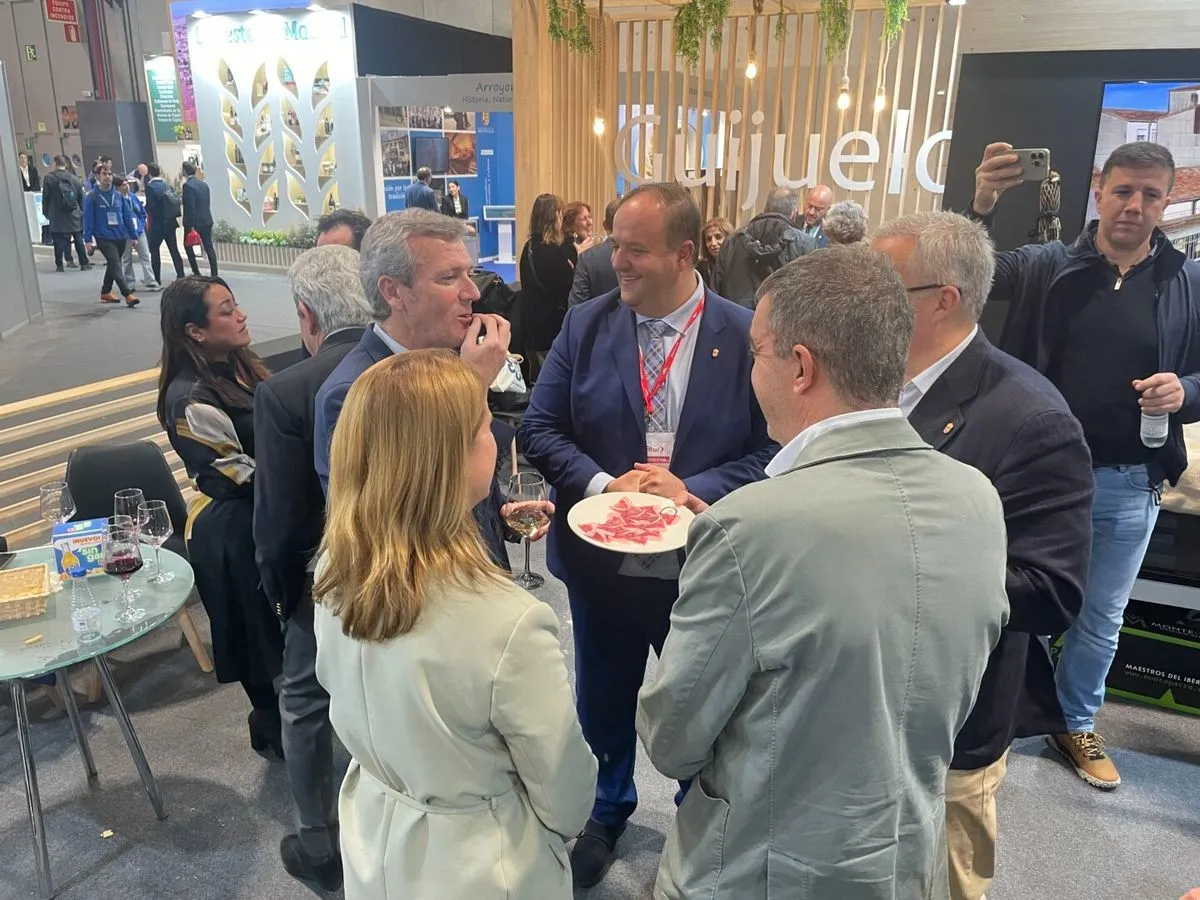El stand de Guijuelo en Fitur ha recibido, de nuevo, numerosas visitas