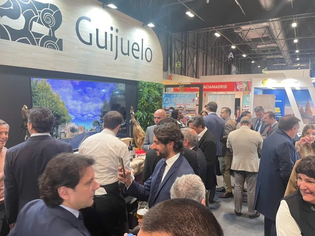 El stand de Guijuelo en Fitur ha recibido, de nuevo, numerosas visitas