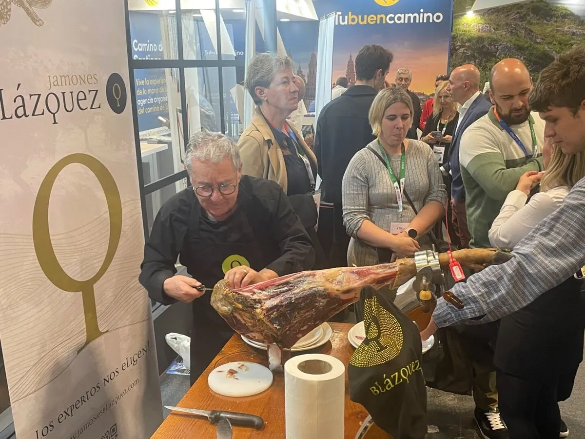 El stand de Guijuelo en Fitur ha recibido, de nuevo, numerosas visitas