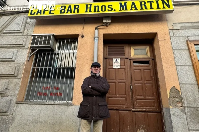 Fernando Martín, gerente del Café-Bar Hermanos Martín