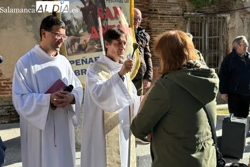 Peñaranda celebraba este sábado la bendición de San Antón