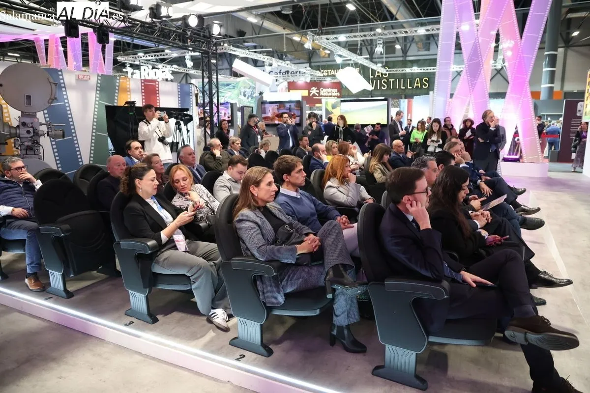 Presentación en Fitur de la oferta turística de la provincia de Salamanca. Foto de David Sañudo