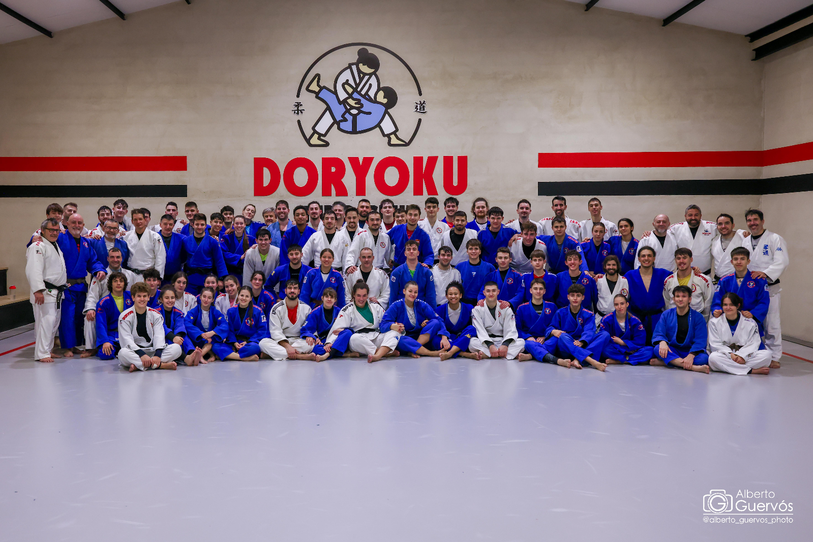 El Doryoku celebra su Kangeiko más especial desde 2013 con casi un centenar de judokas reunidos