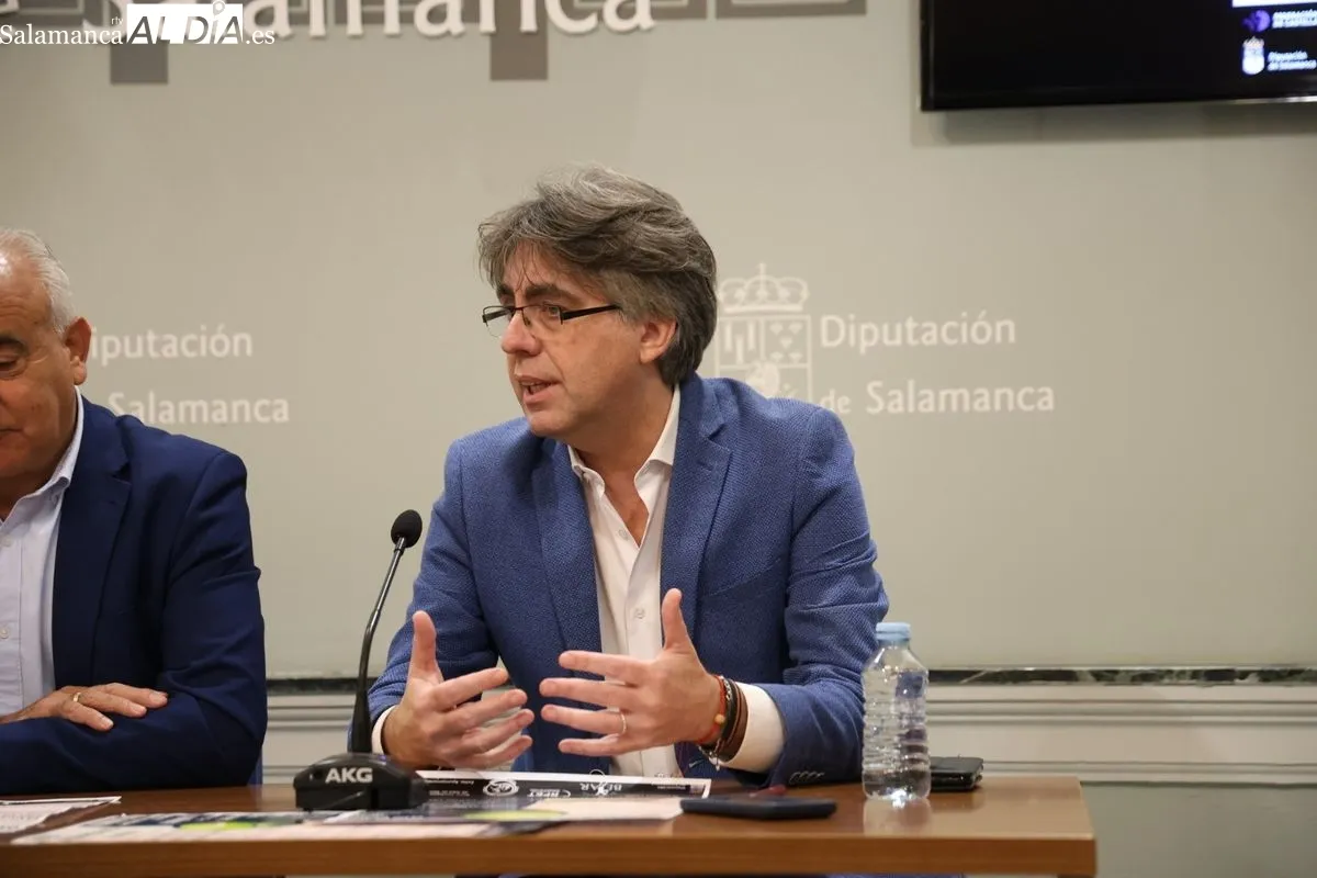 Presentación en la Diputación de Salamanca de la Fase Provincial de Tenis que acogerán Alba de Tormes y Béjar. Foto de David Sañudo