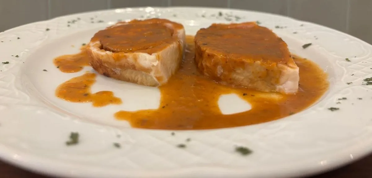 Uno de los platos del menú del día en La Mantequería