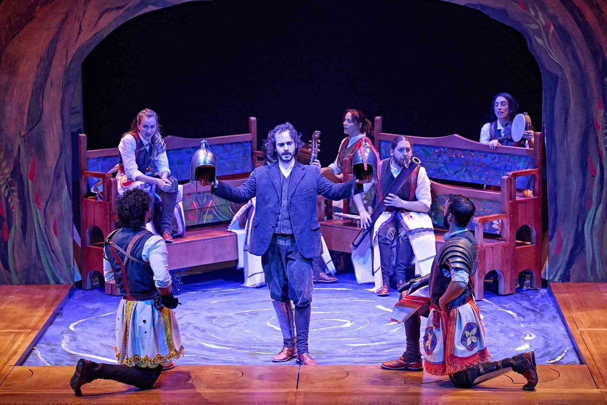 Representación de El castillo de Lindabridis en el teatro Liceo