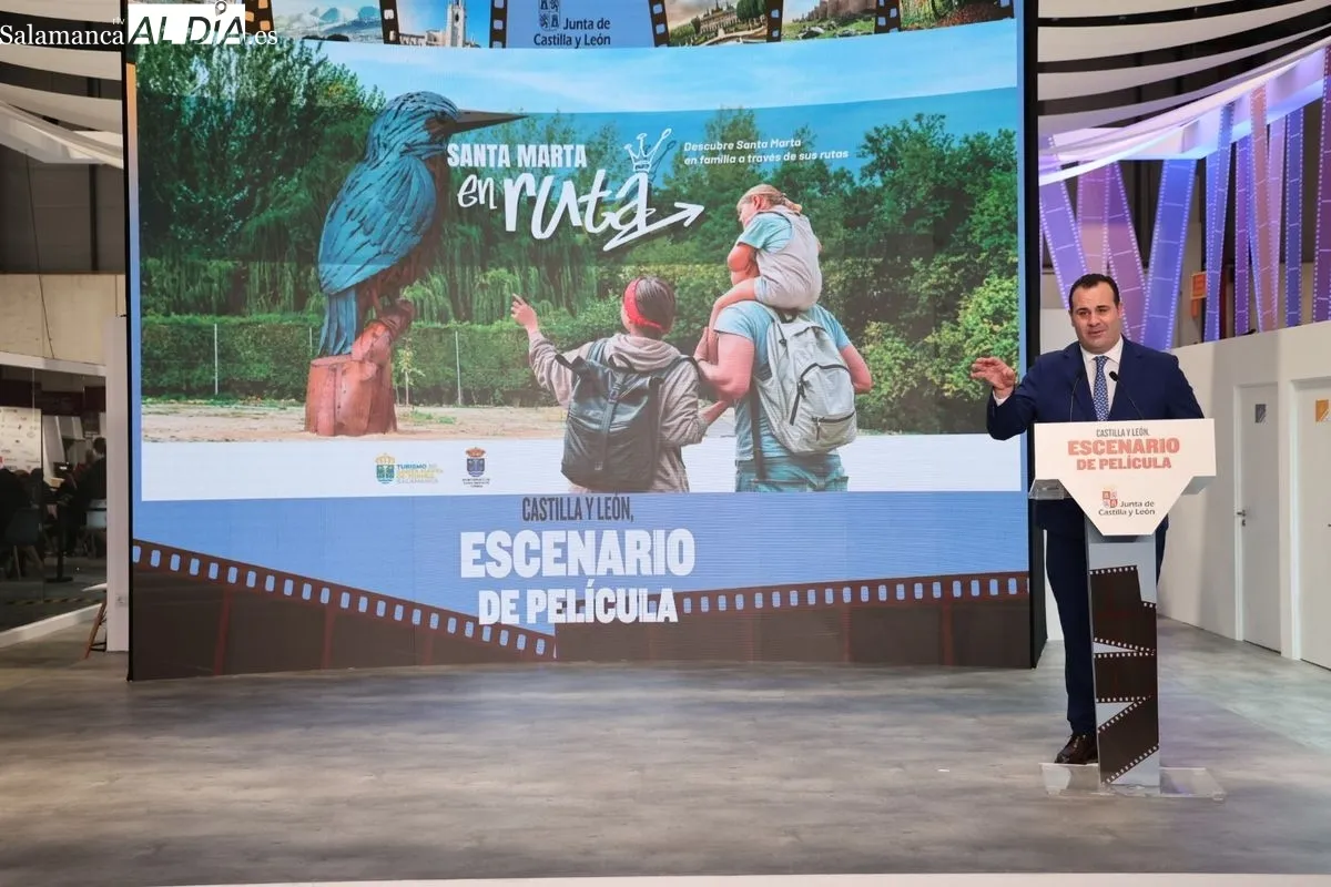Presentación en Fitur de las cuatro rutas que promocionan Santa Marta de Tormes. Foto de David Sañudo
