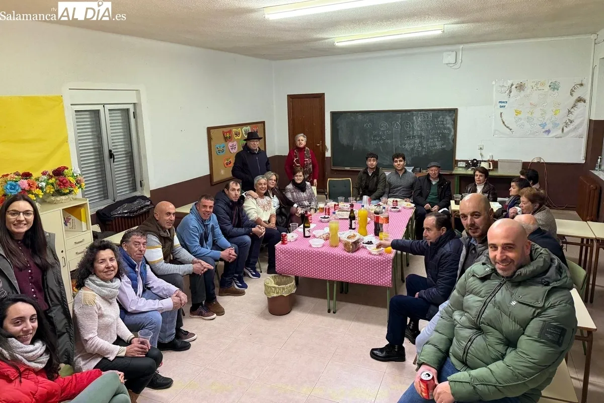 Reunión del trazgo de cofrades en Yecla de Yeltes  