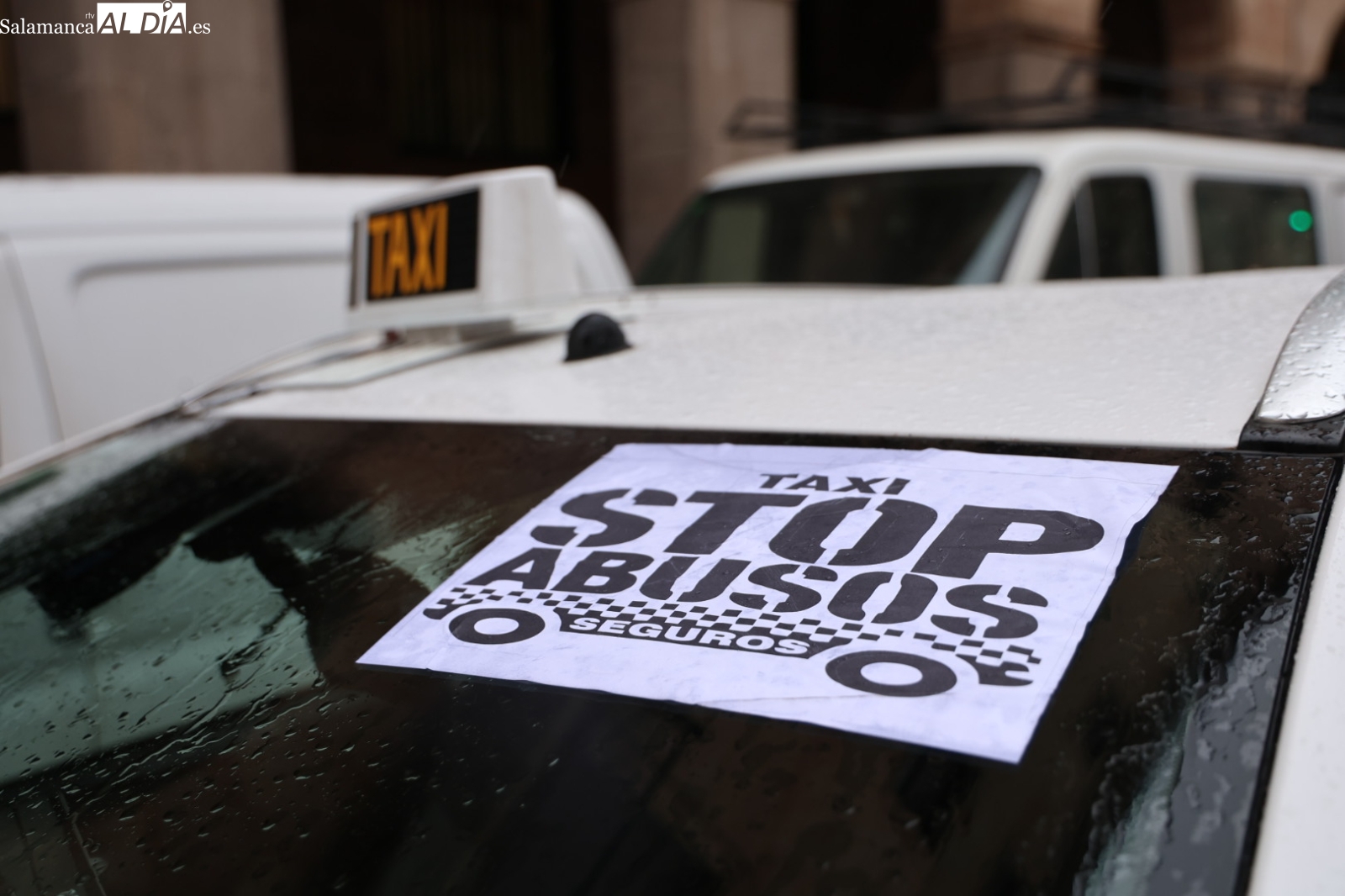 Declaraciones de los taxistas de Salamanca ante la subida indiscriminada de los seguros