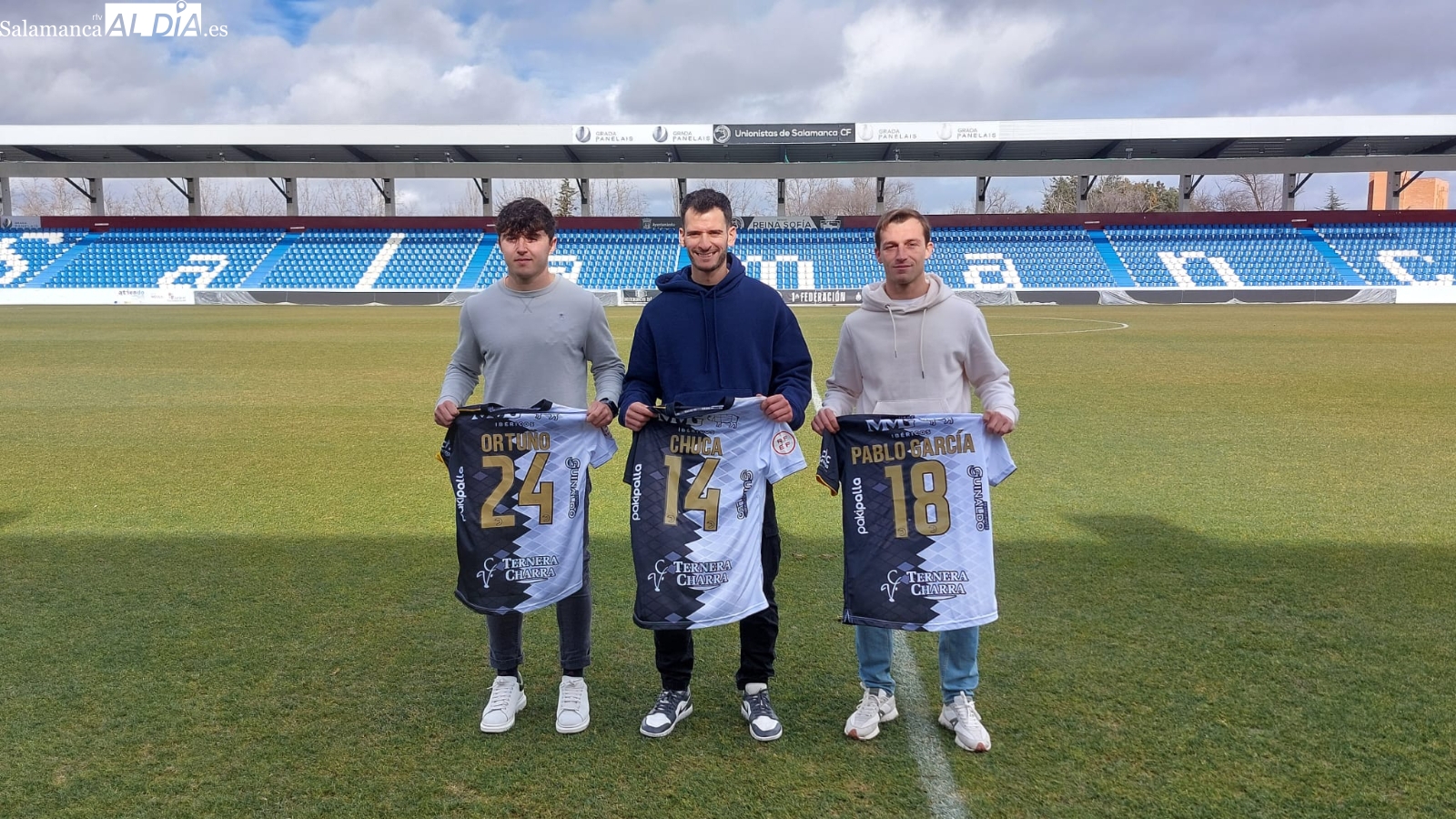 Chuca, Ortuño y Pablo García, presentados como nuevos jugadores de Unionistas