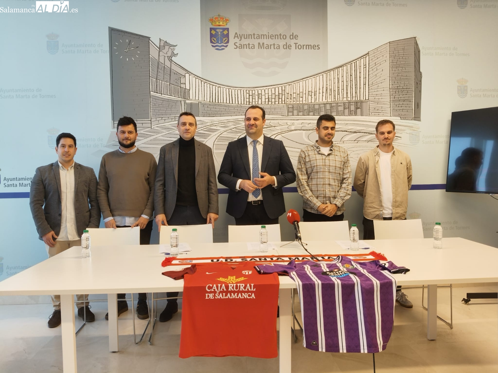 El Santa Marta y el Valladolid firman un convenio 