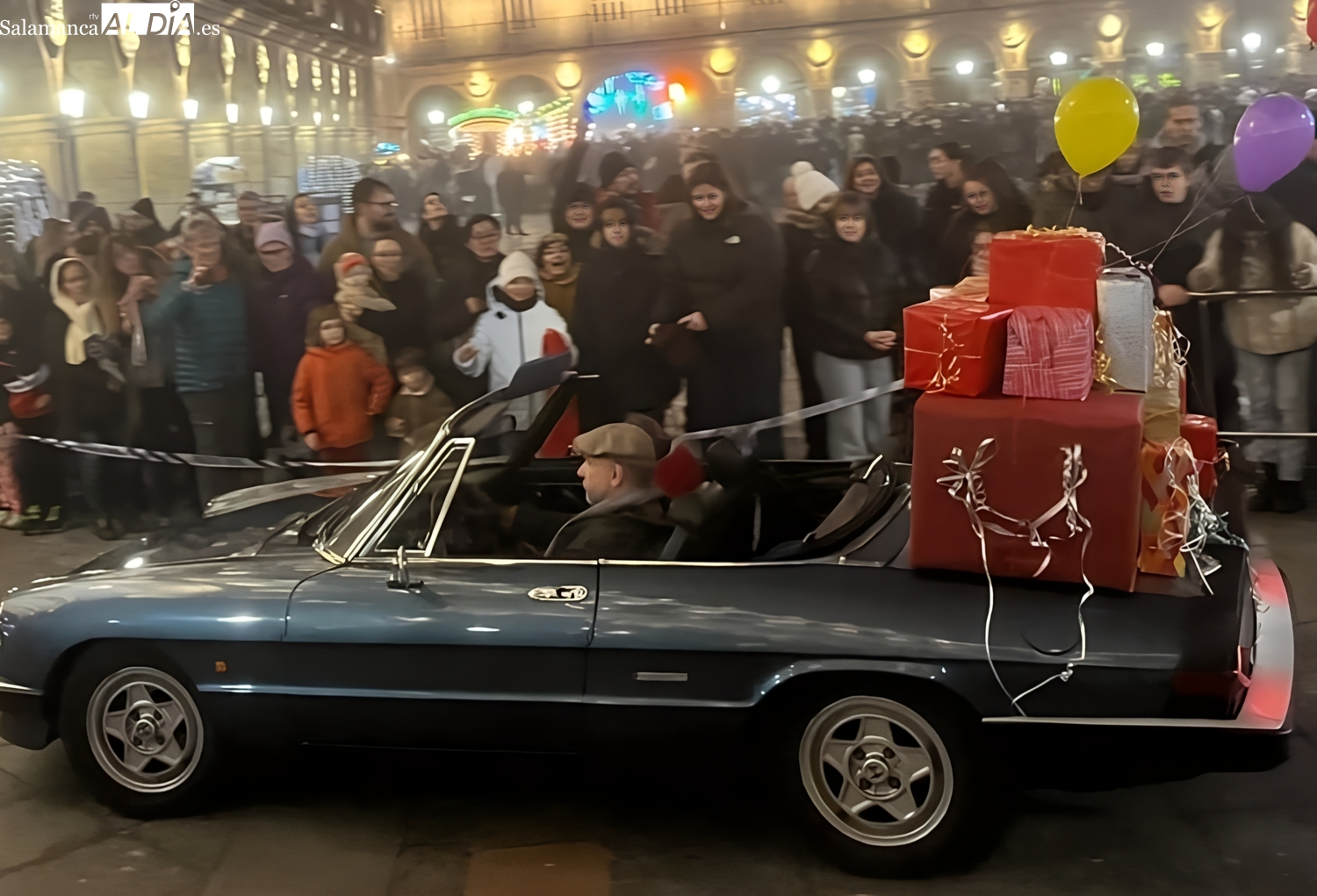 Entrevista a Raul Gasco, conductor de coche clásico en la Cabalgata de Salamanca