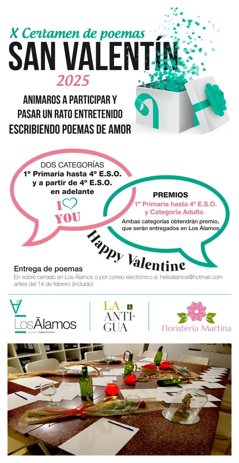 Foto 2 - En marcha la X edici&oacute;n del esperado Concurso de Poemas de San Valent&iacute;n de Los &Aacute;lamos, cita especial con llamativas novedades 