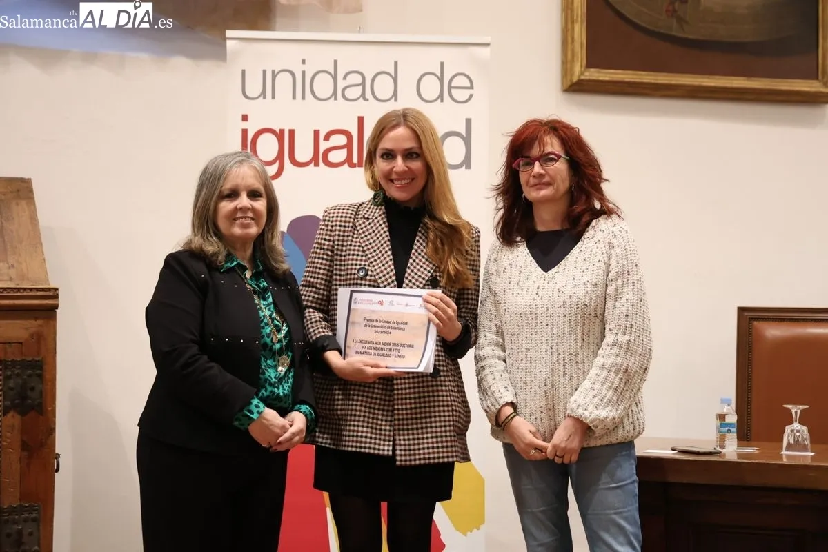 Entrega de los Premios de la Unidad de Igualdad de la Universidad de Salamanca. Foto de David Sañudo