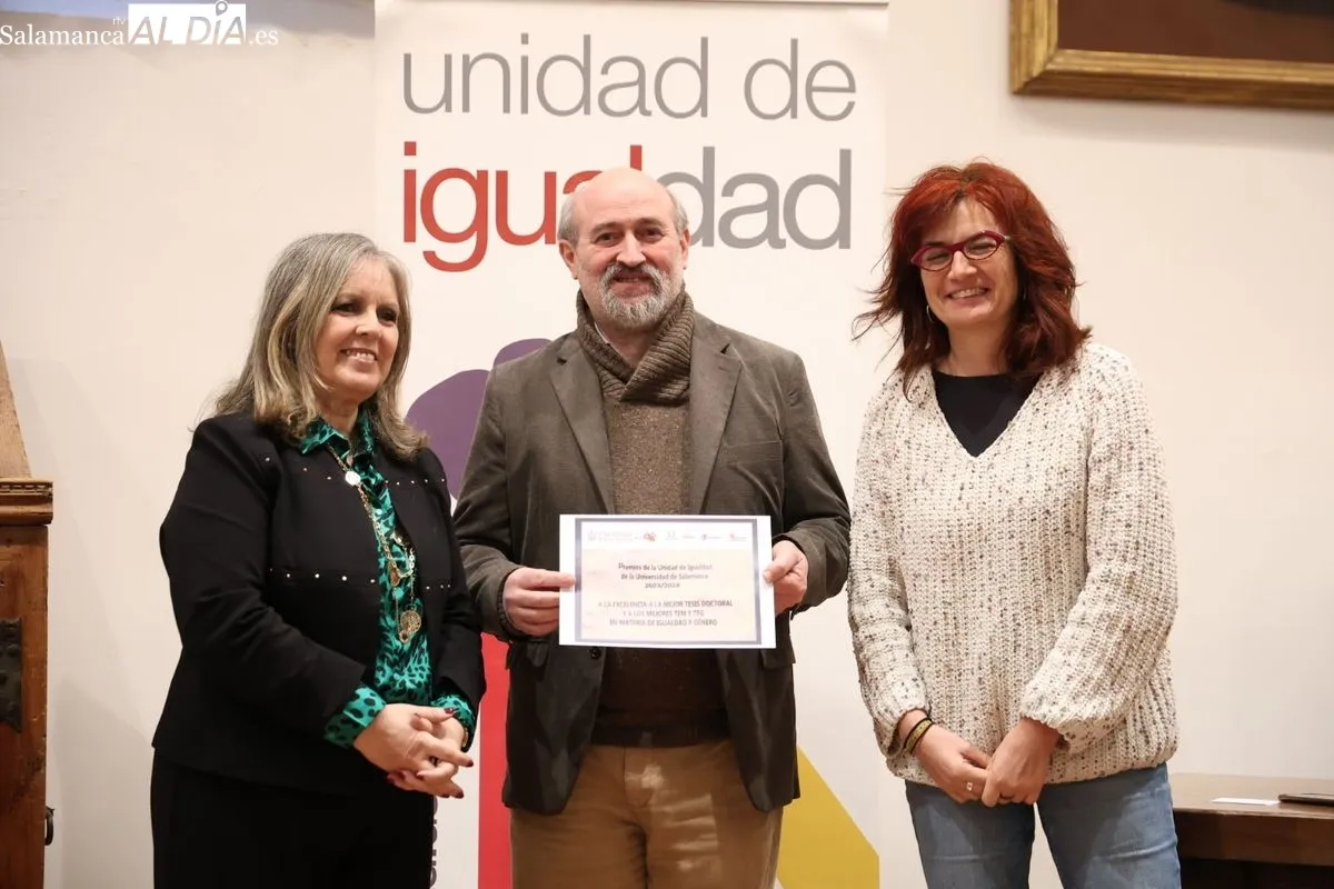Entrega de los Premios de la Unidad de Igualdad de la Universidad de Salamanca. Foto de David Sañudo