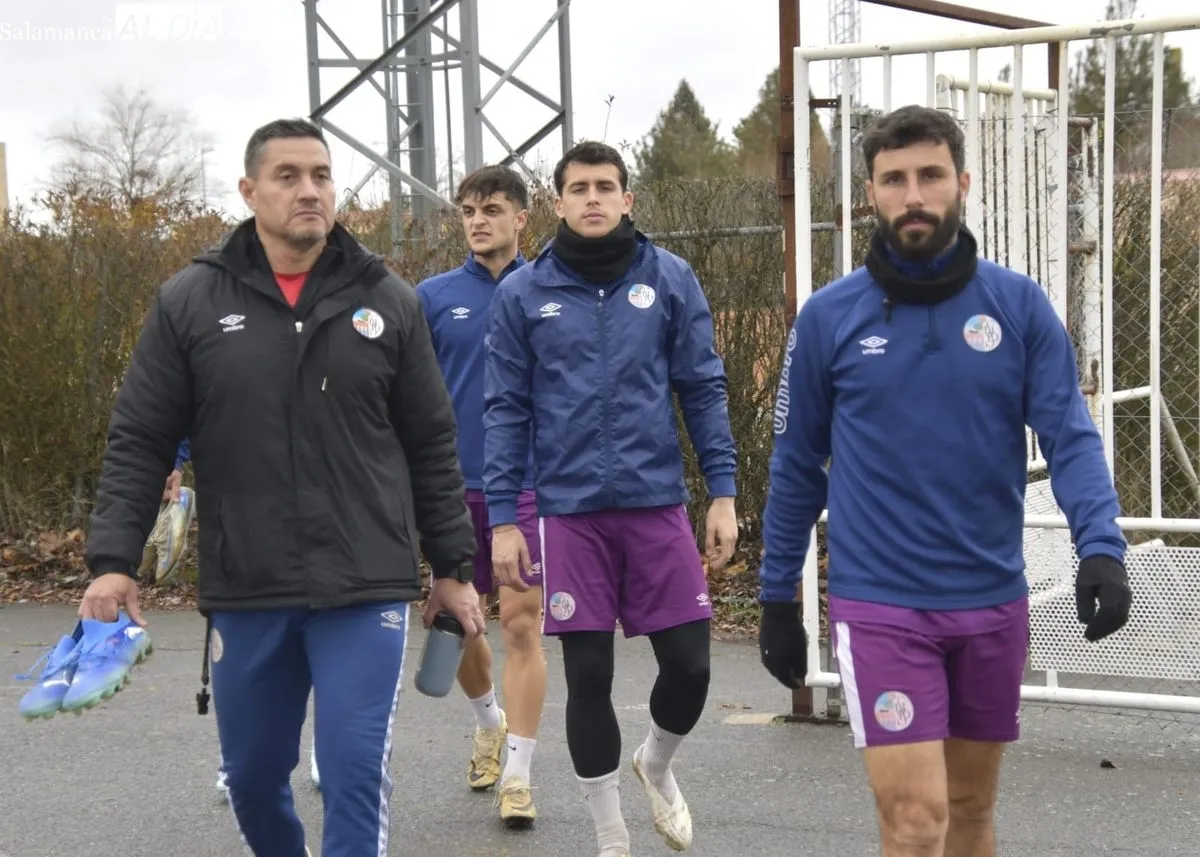Entrenamiento del Salamanca UDS en el Anexo
