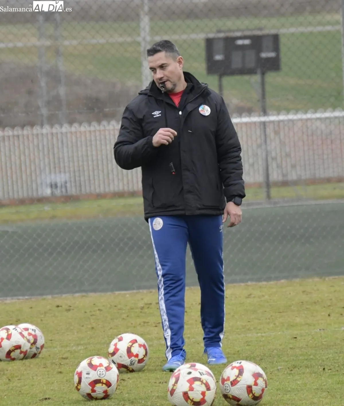 Entrenamiento del Salamanca UDS en el Anexo