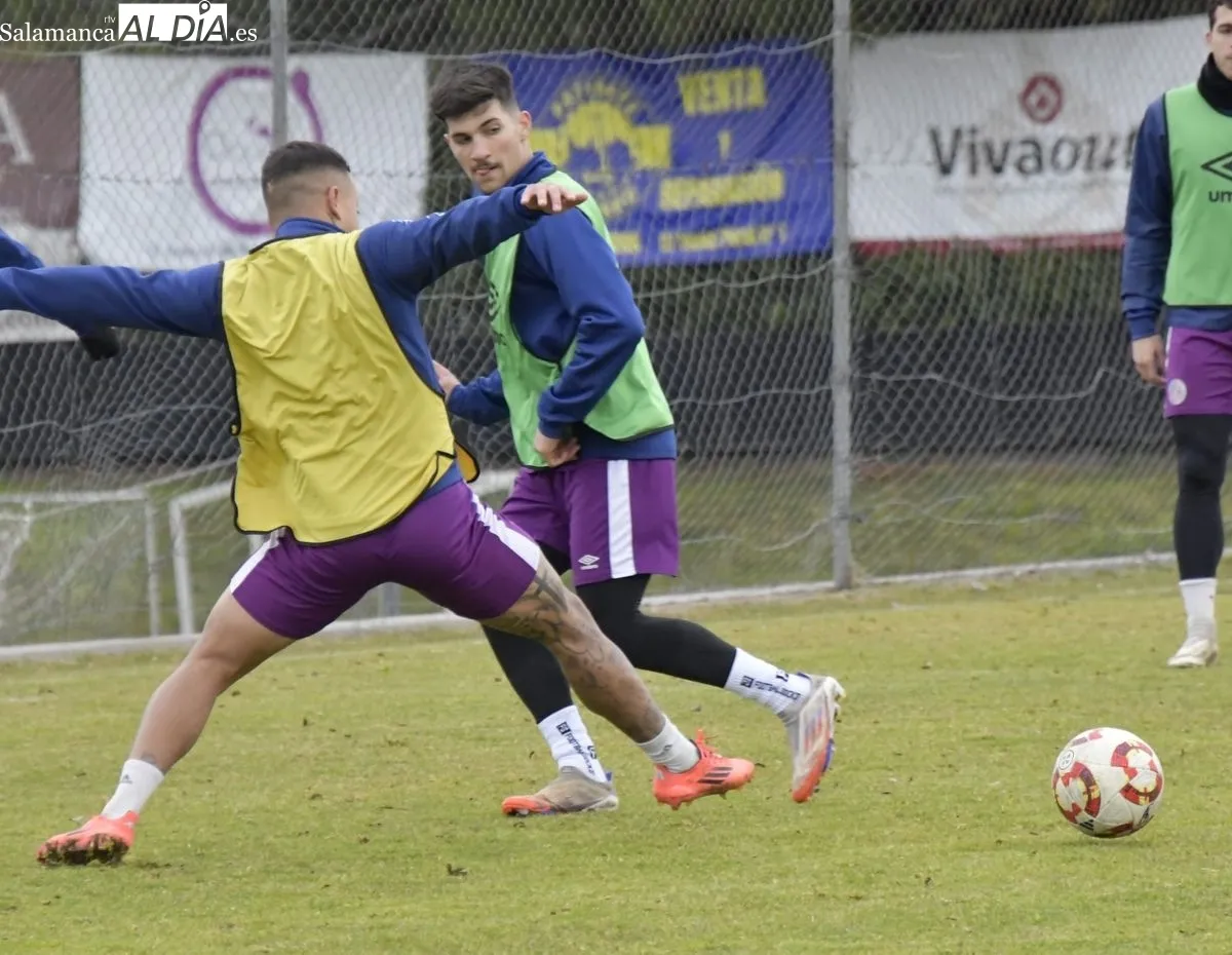 Entrenamiento del Salamanca UDS en el Anexo