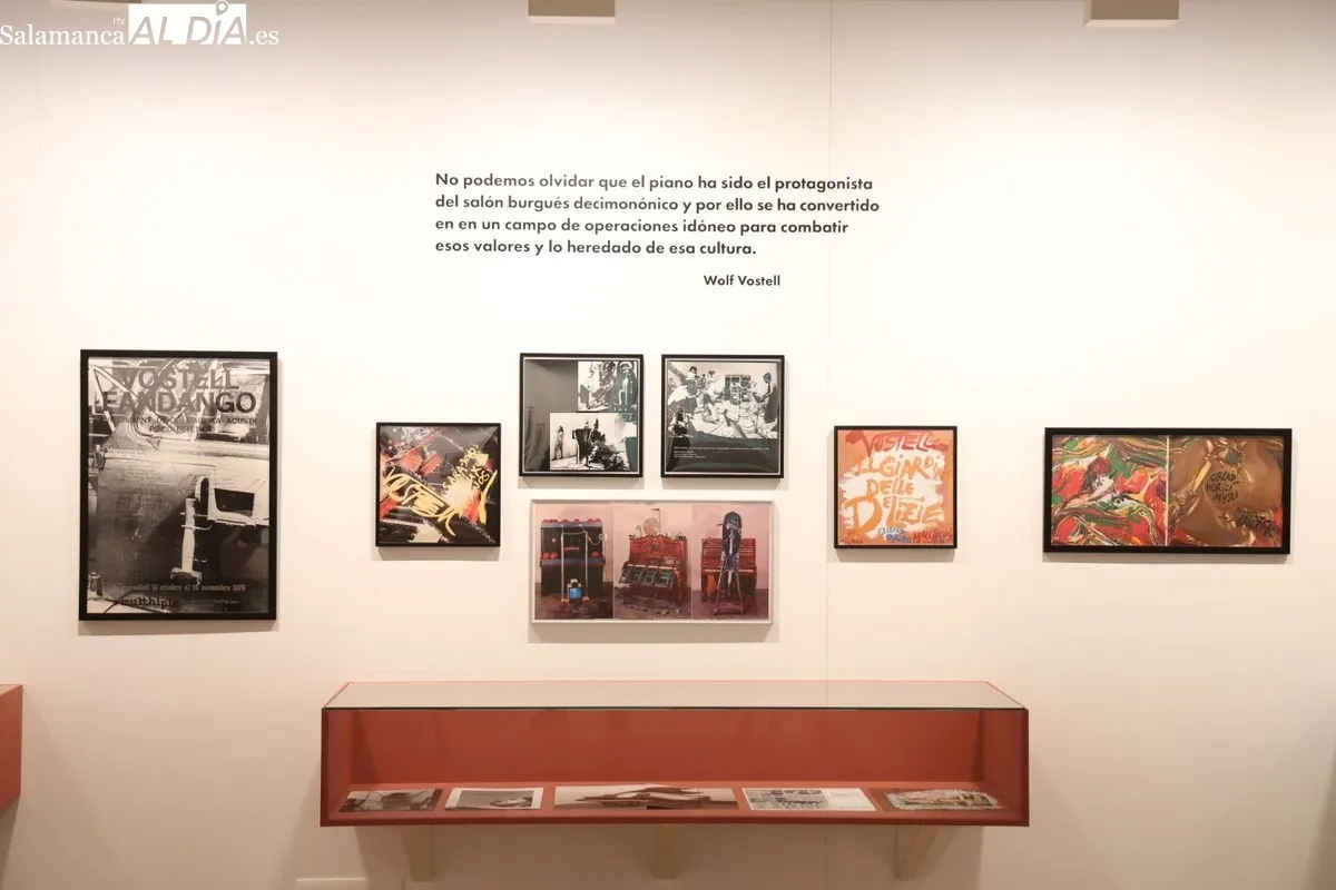Exposición 'La música hecha pedazos. Arte sonoro bajo la alargada sombra de FLUXUS' en el  Centro Internacional del Español, en la plaza de los Bandos. Foto de David Sañudo