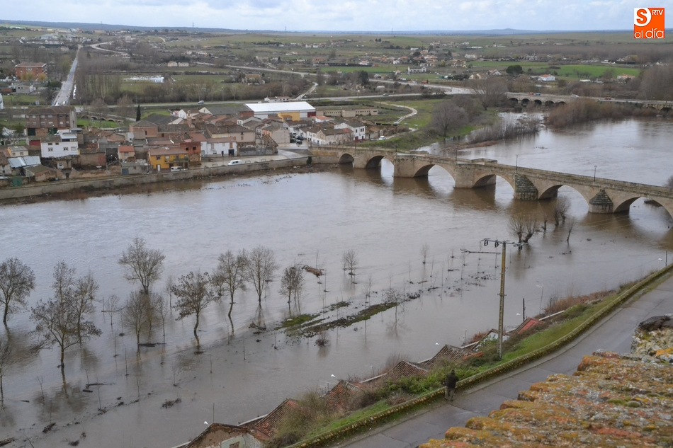 La CHD mantiene 5 zonas con riesgo de inundación en la cuenca del Águeda