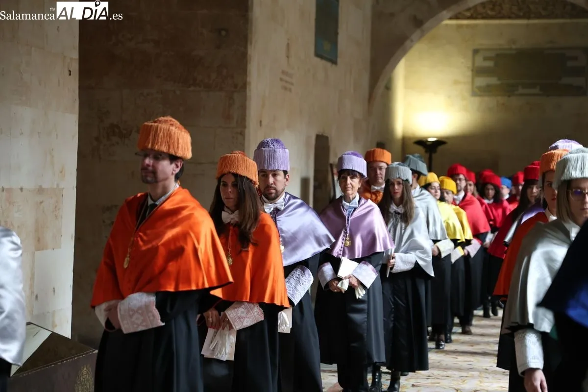 La Universidad de Salamanca celebra la festividad de Santo Tomás de Aquino con la investidura de nuevos doctores y la entrega de la Medalla a Alumni. Foto de David Sañudo