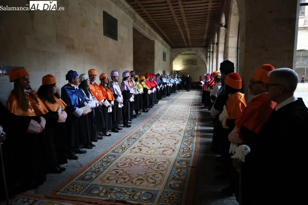 La Universidad de Salamanca celebra la festividad de Santo Tomás de Aquino con la investidura de nuevos doctores y la entrega de la Medalla a Alumni. Foto de David Sañudo