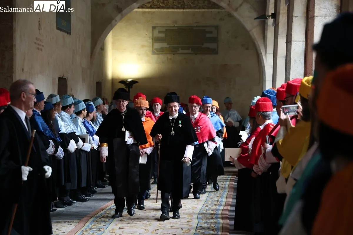 La Universidad de Salamanca celebra la festividad de Santo Tomás de Aquino con la investidura de nuevos doctores y la entrega de la Medalla a Alumni. Foto de David Sañudo