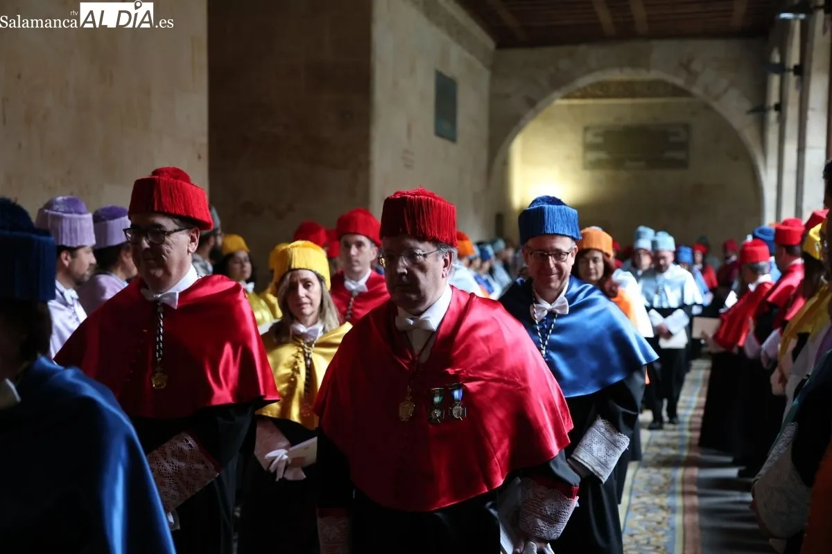 La Universidad de Salamanca celebra la festividad de Santo Tomás de Aquino con la investidura de nuevos doctores y la entrega de la Medalla a Alumni. Foto de David Sañudo