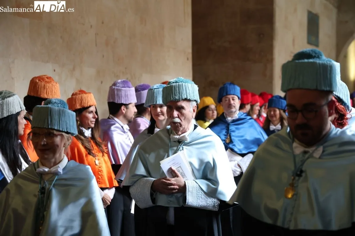 La Universidad de Salamanca celebra la festividad de Santo Tomás de Aquino con la investidura de nuevos doctores y la entrega de la Medalla a Alumni. Foto de David Sañudo