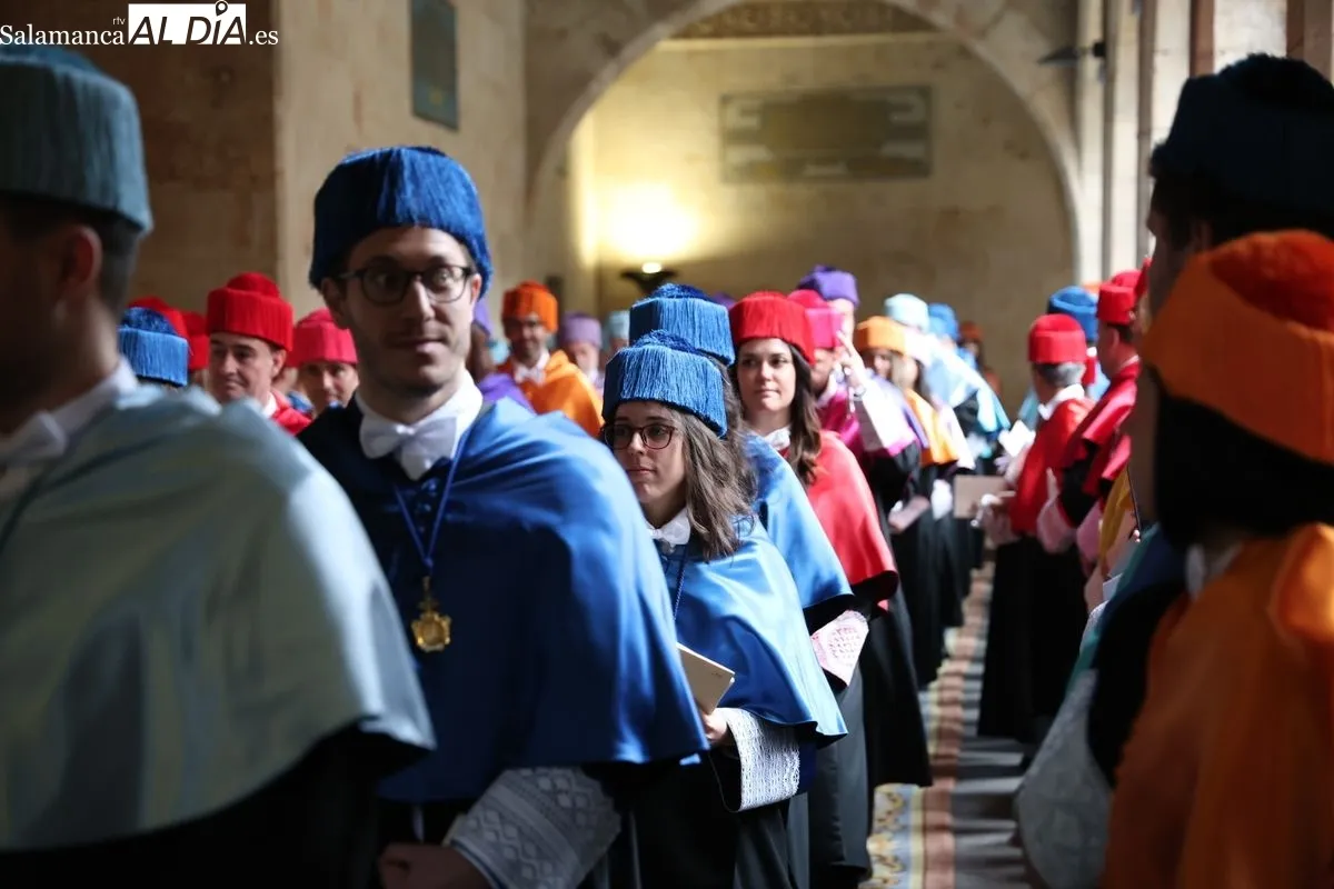La Universidad de Salamanca celebra la festividad de Santo Tomás de Aquino con la investidura de nuevos doctores y la entrega de la Medalla a Alumni. Foto de David Sañudo