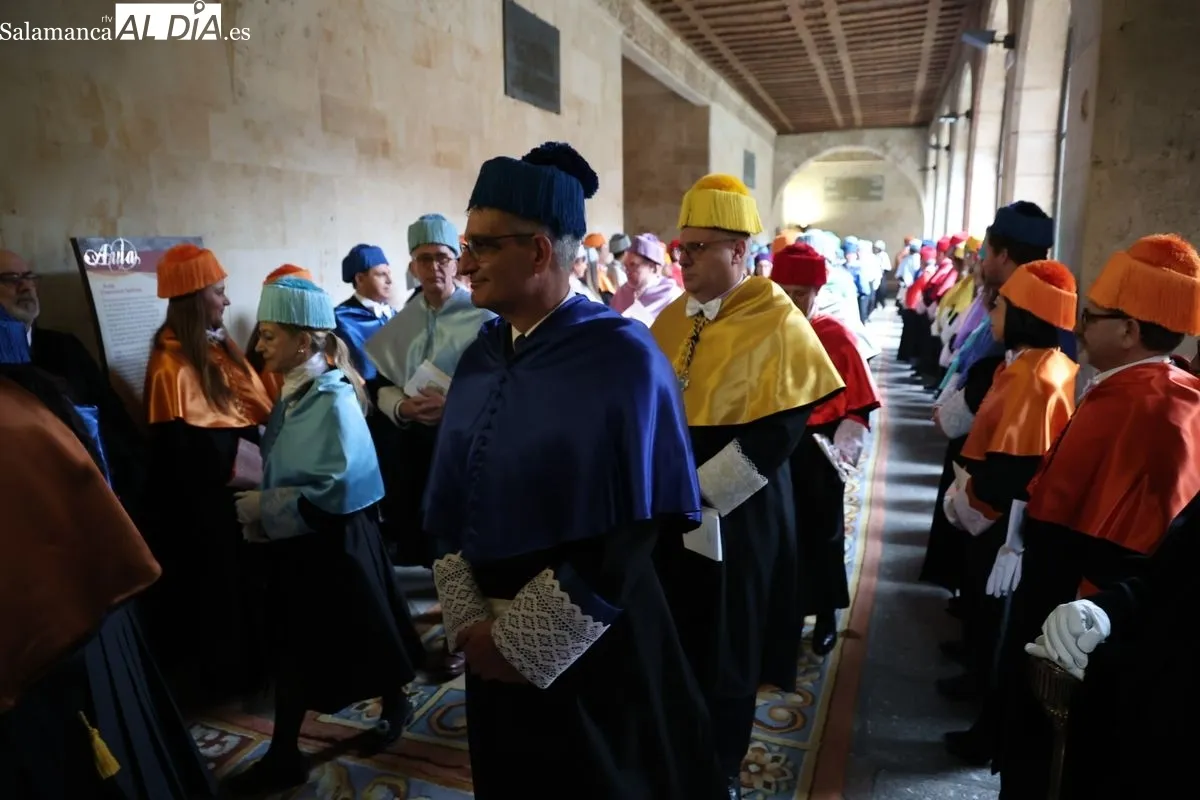 La Universidad de Salamanca celebra la festividad de Santo Tomás de Aquino con la investidura de nuevos doctores y la entrega de la Medalla a Alumni. Foto de David Sañudo