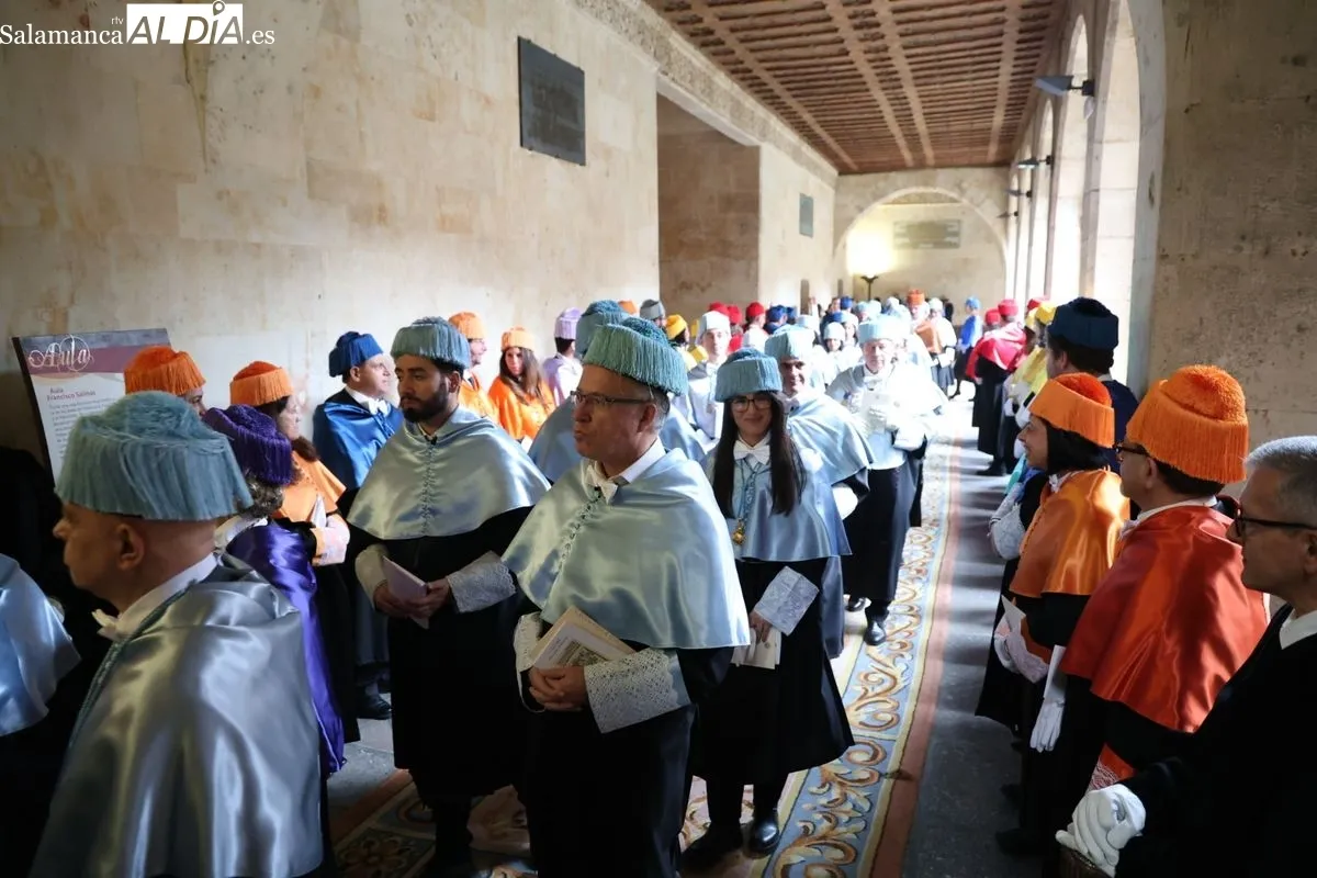 La Universidad de Salamanca celebra la festividad de Santo Tomás de Aquino con la investidura de nuevos doctores y la entrega de la Medalla a Alumni. Foto de David Sañudo