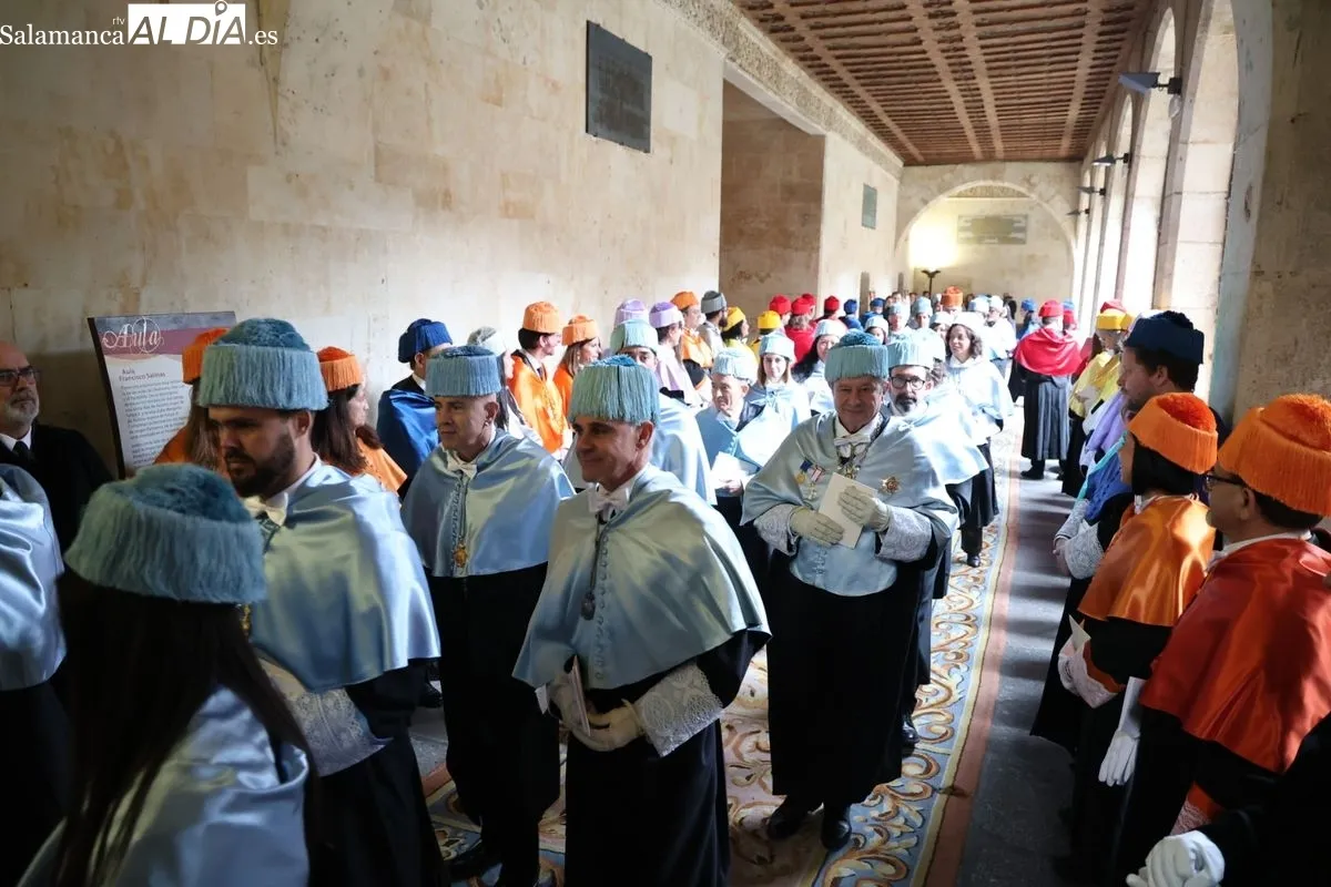 La Universidad de Salamanca celebra la festividad de Santo Tomás de Aquino con la investidura de nuevos doctores y la entrega de la Medalla a Alumni. Foto de David Sañudo