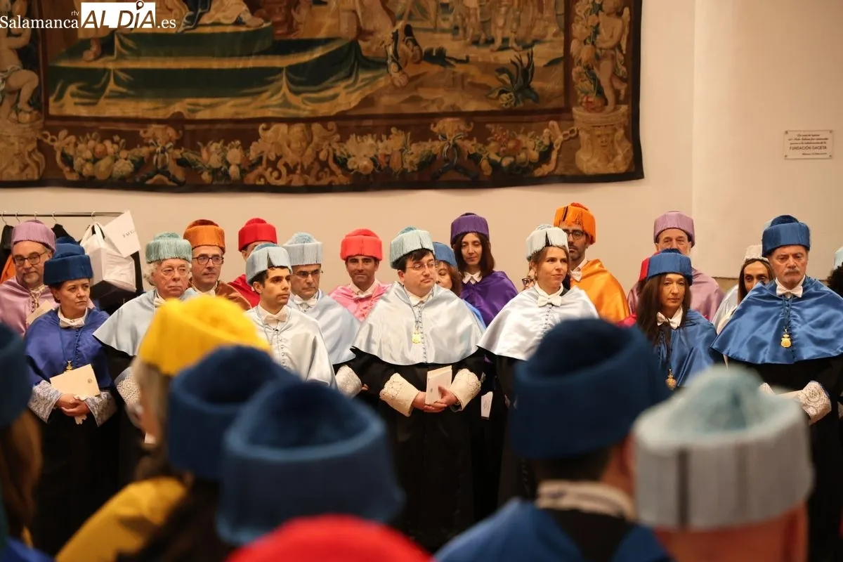 La Universidad de Salamanca celebra la festividad de Santo Tomás de Aquino con la investidura de nuevos doctores y la entrega de la Medalla a Alumni. Foto de David Sañudo