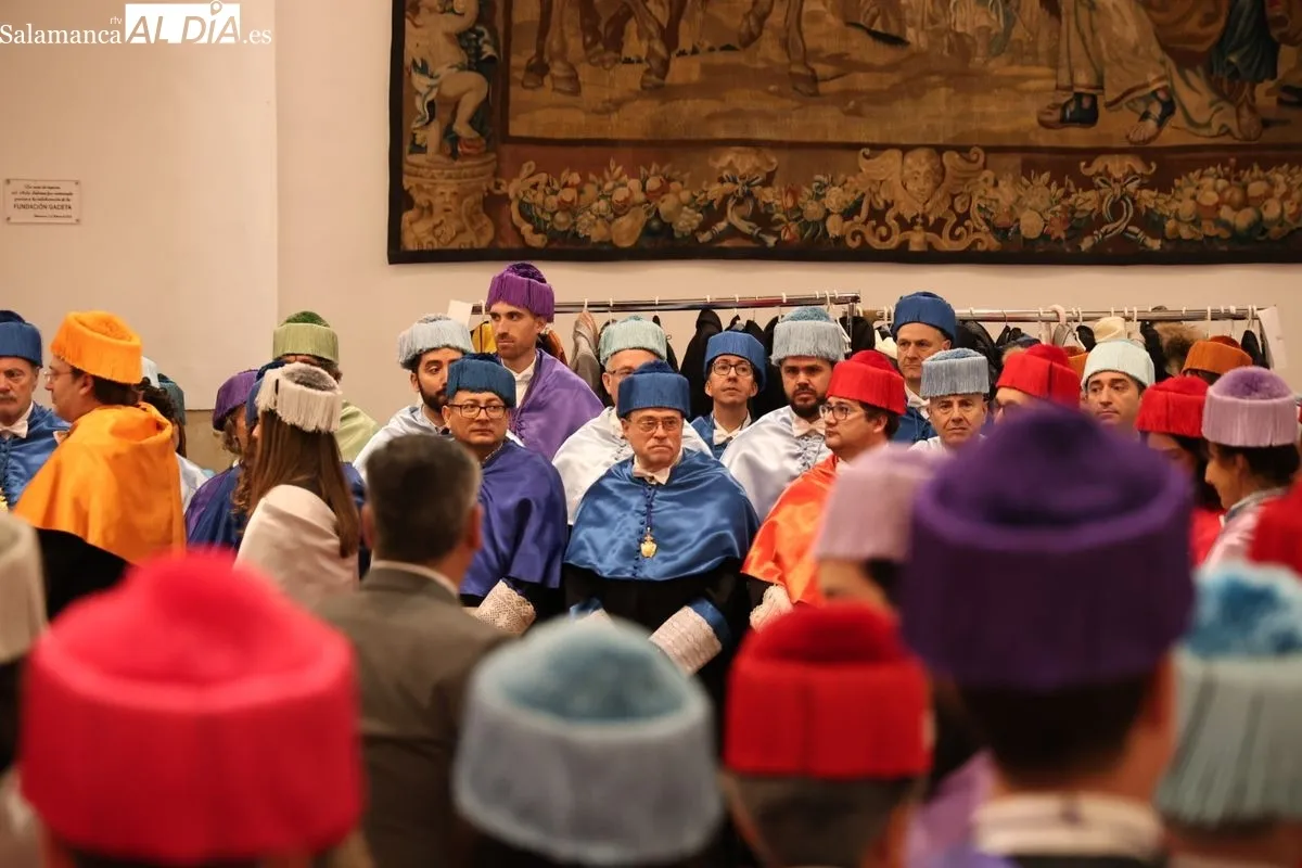La Universidad de Salamanca celebra la festividad de Santo Tomás de Aquino con la investidura de nuevos doctores y la entrega de la Medalla a Alumni. Foto de David Sañudo