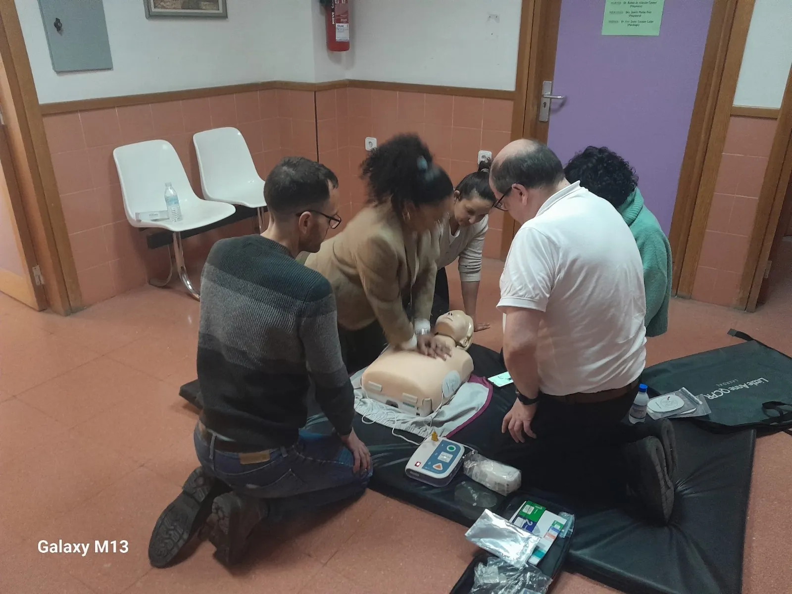 Taller en técnicas de reanimación en el Centro de Salud