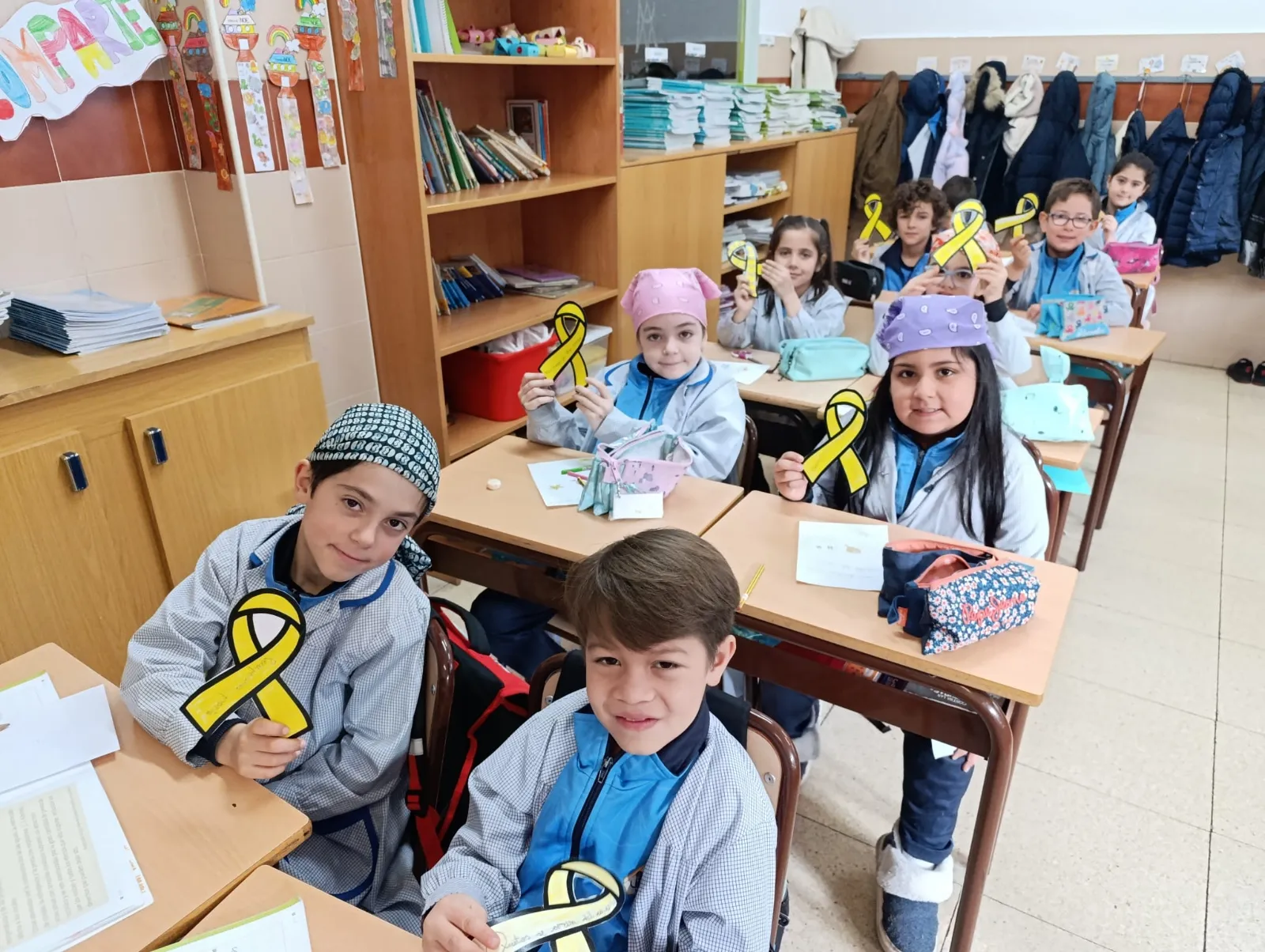 Alumnos del colegio San Juan Bosco se conciencian sobre el cáncer infantil