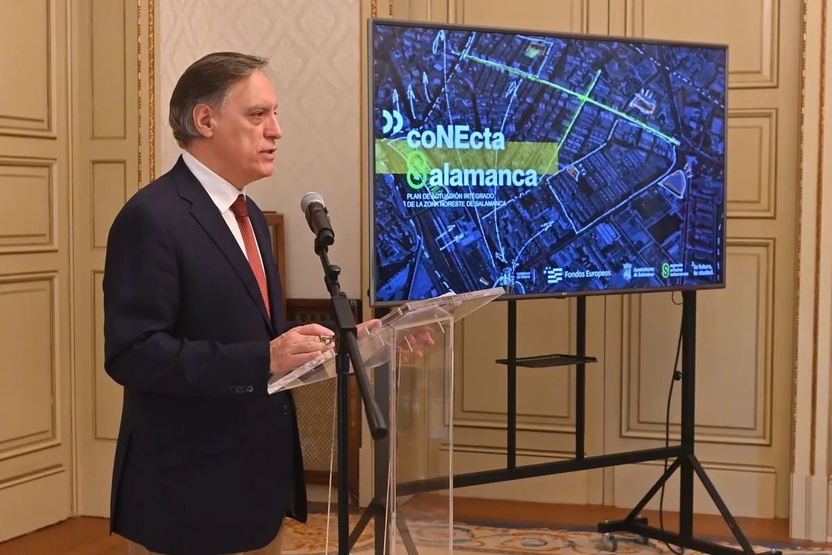 Presentación en el Ayuntamiento de Salamanca de dos ambiciosos proyectos de desarrollo urbano, 'CoNEcta Salamanca' y 'Raíles Verdes'