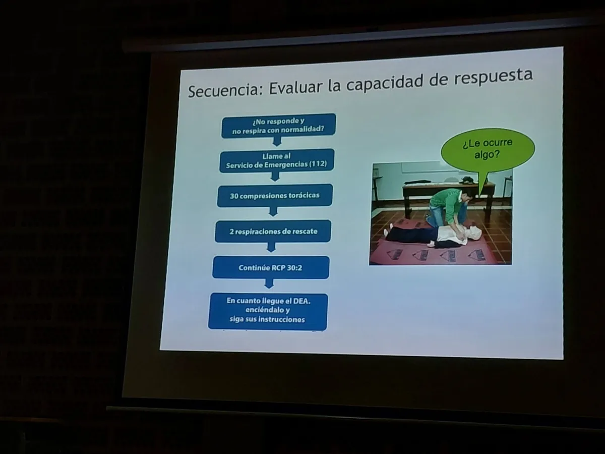 Curso de primeros auxilios y manejo de desfibrilador DESA en El Cubo de Don Sancho