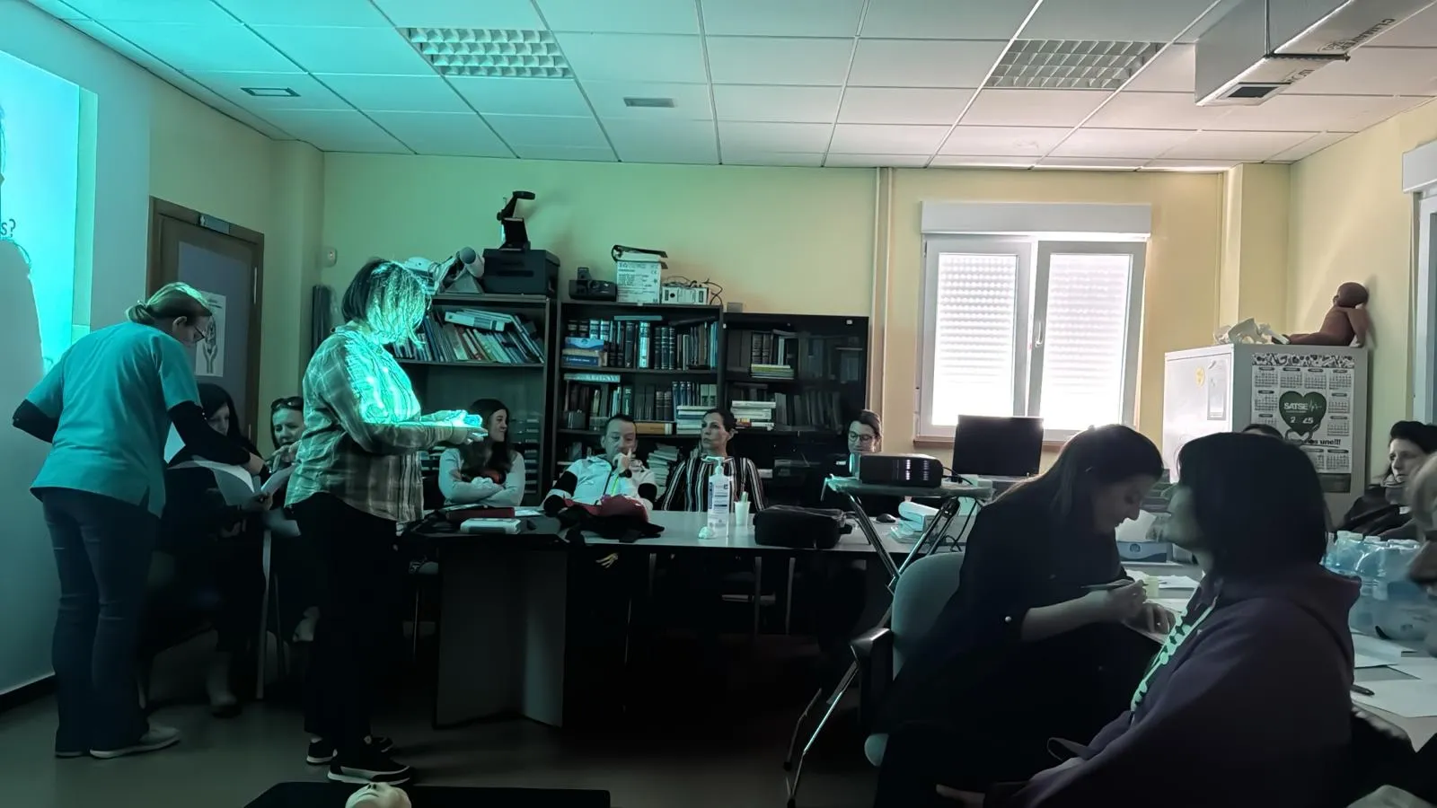 Taller en técnicas de reanimación en el Centro de Salud