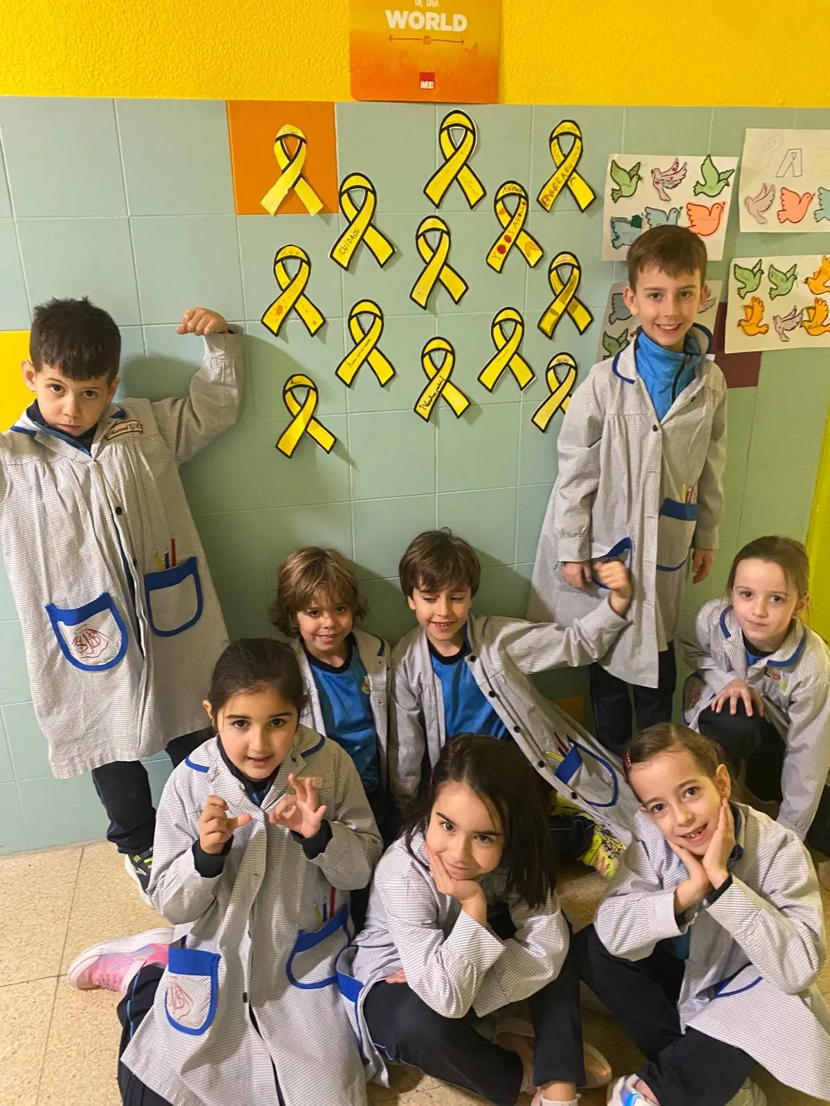 Alumnos del colegio San Juan Bosco se conciencian sobre el cáncer infantil