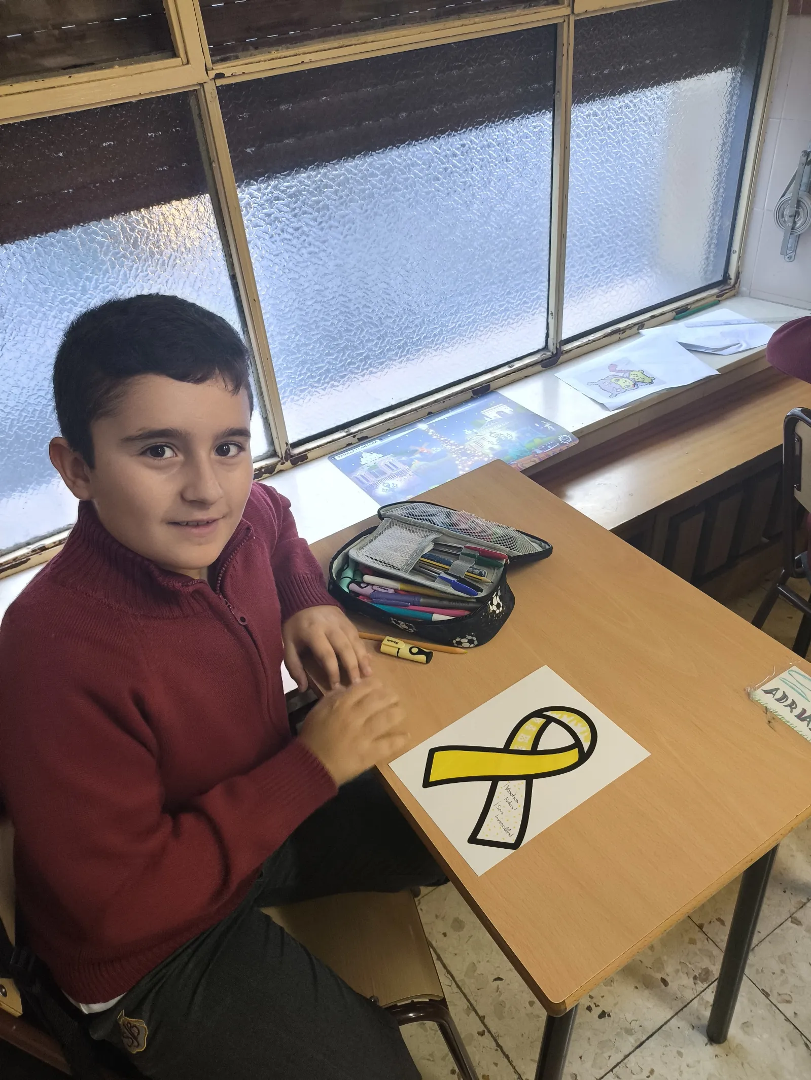 Alumnos del colegio San Juan Bosco se conciencian sobre el cáncer infantil
