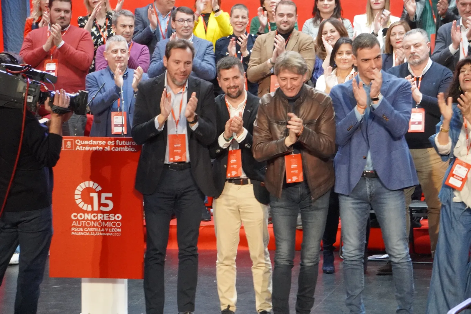 Tudanca y Martínez manifiestan un relevo de unidad en el Congreso del PSCyL en Palencia | FOTOS:  Aida Acitores - Palencia en la Red IMEDIACYL